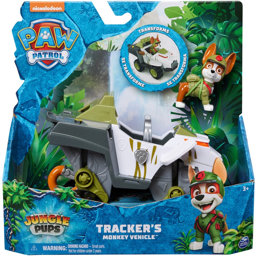 PAW PATROL JUNGLE PUPS TRACTOR'S MONKEY VEHICLE