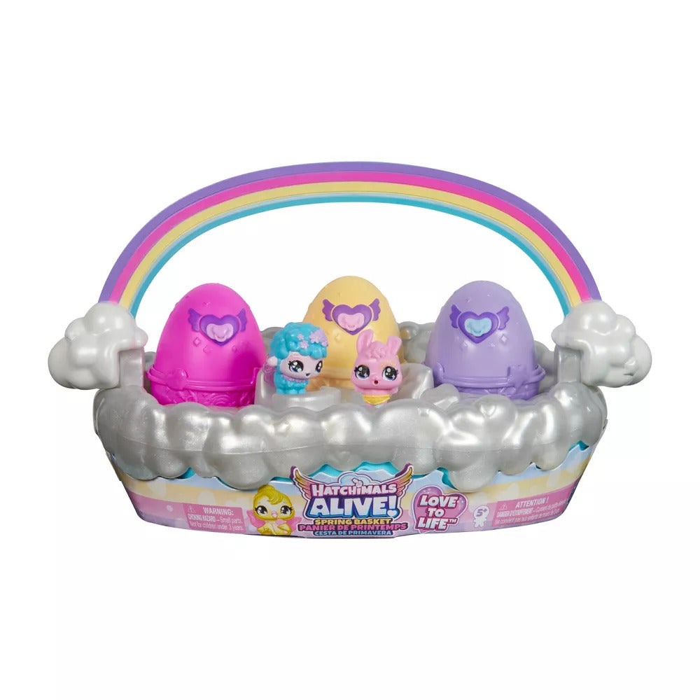 HATCHIMALS ALIVE SPRING BASKET