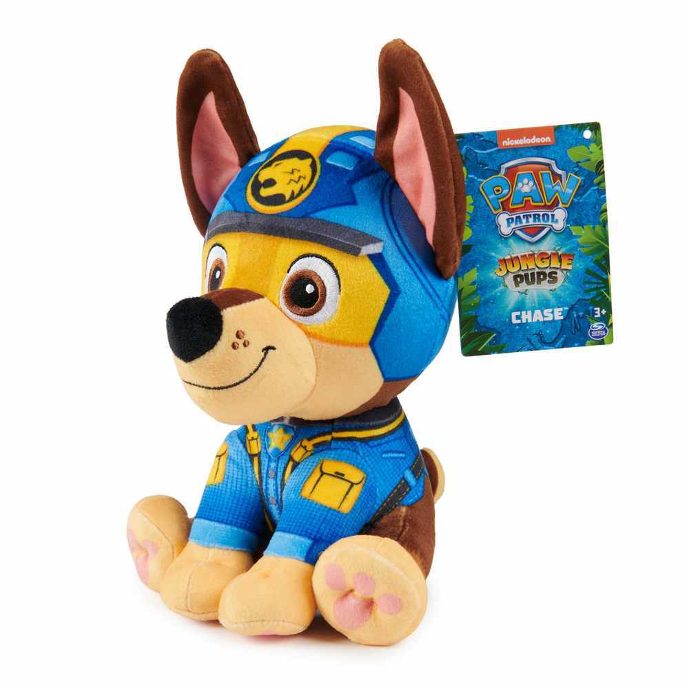 PAW PATROL JUNGLE PUPS CHASE 8 INCH PLUSH