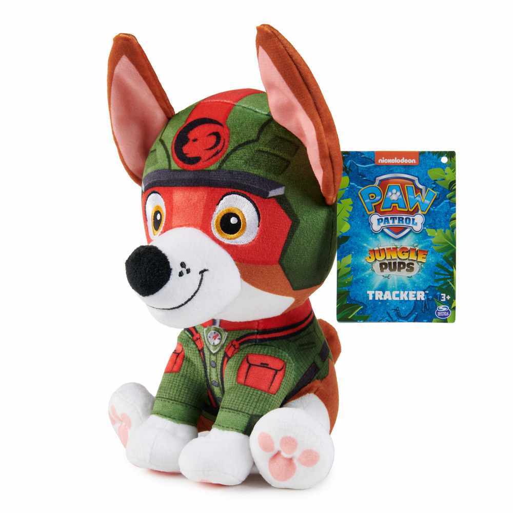 PAW PATROL JUNGLE PUPS TRACKER 8 INCH PLUSH