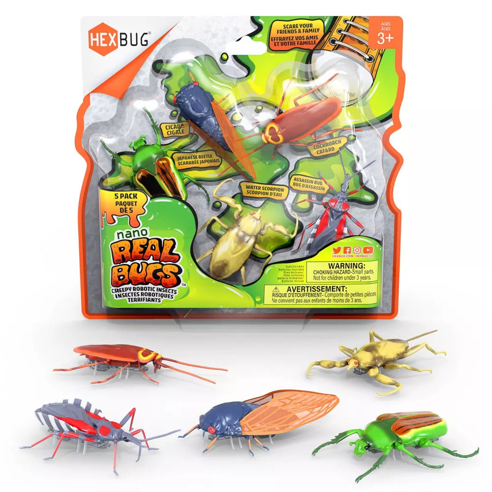 HEXBUG NANO REAL BUGS 5PK