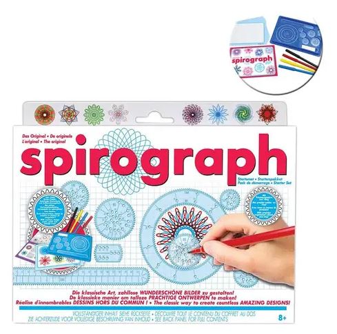 SPIROGRAPH DESIGN KIT w STORAGE TRAY