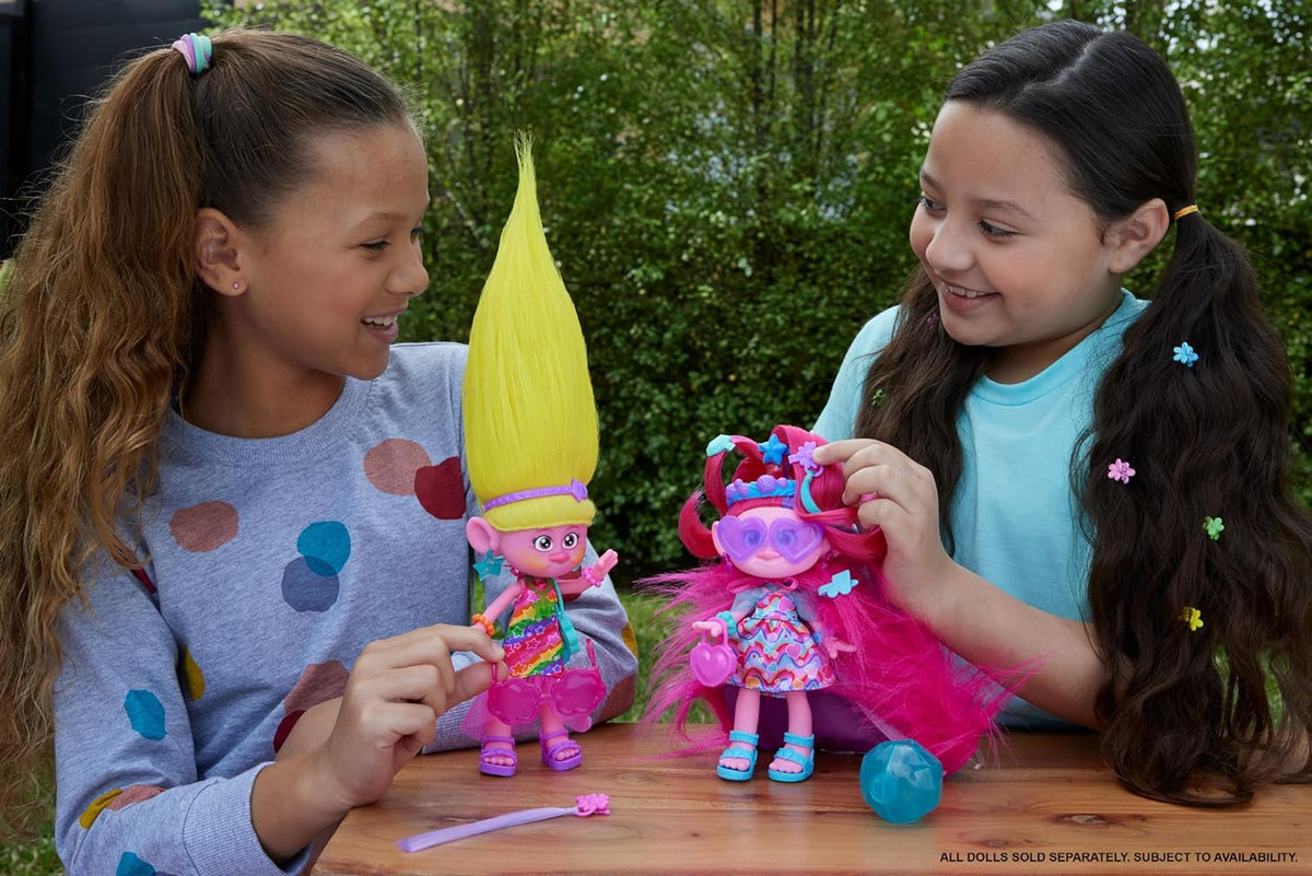 TROLLS BAND TOGETHER HAIRSATIONAL REVEALS QUEEN POPPY DOLL – KIDSGOODS