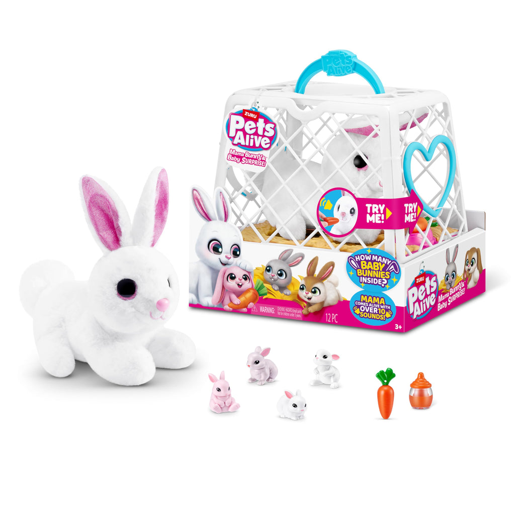 ZURU Pet's Alive Mama Bunny Surprise