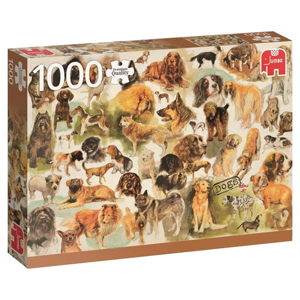 JUMBO DOGS POSTER 1000PC