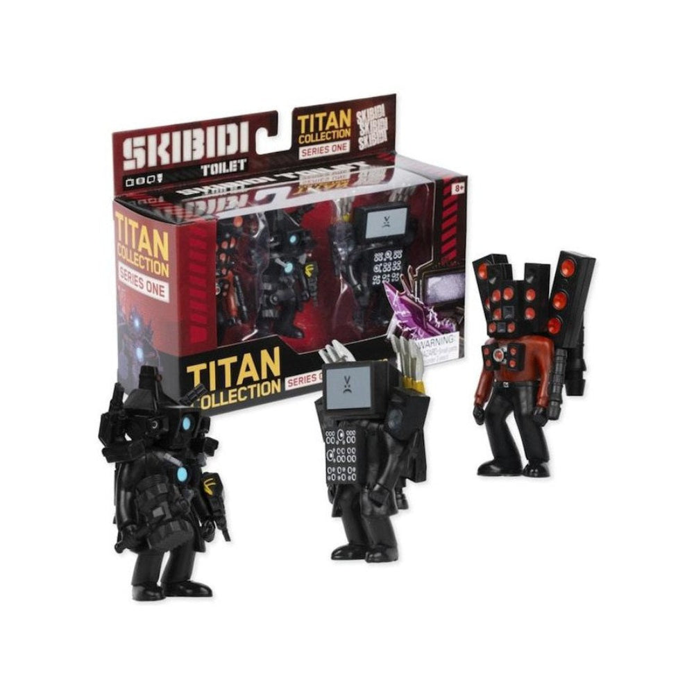 Skibidi Toilet Titan 3-pack
