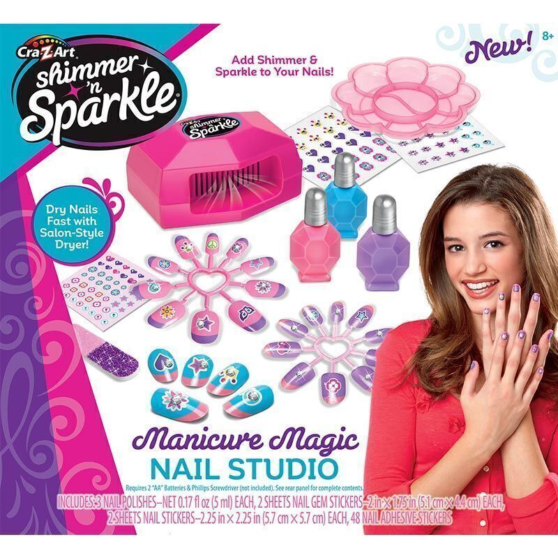 Cra-Z-Art Shimmer 'N Sparkle Manicure Magic Nail Studio