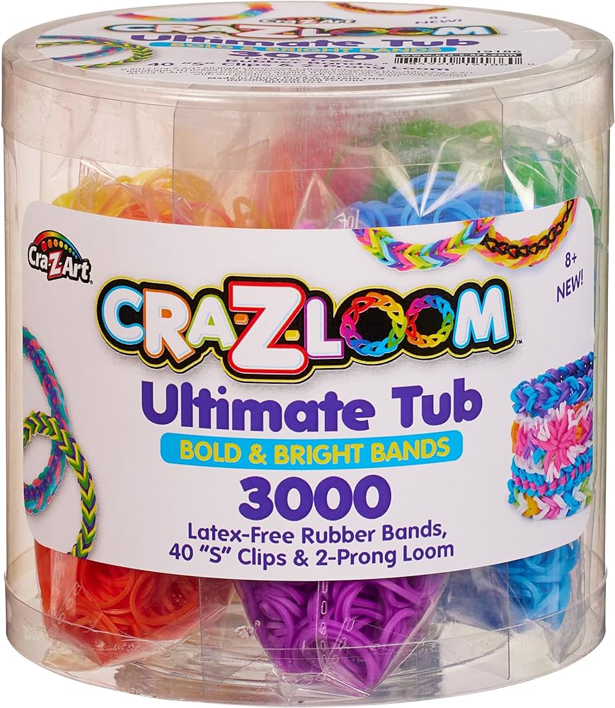 CRA-Z-LOOM ULTIMATE TUB 3000 BOLD & BRIGHT BANDS