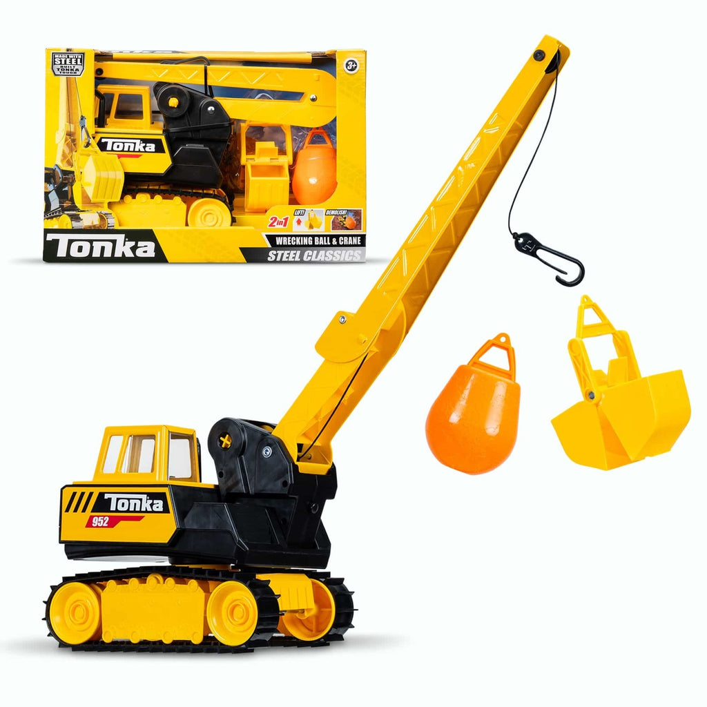 Tonka Steel Classics Wrecking Ball & Crane