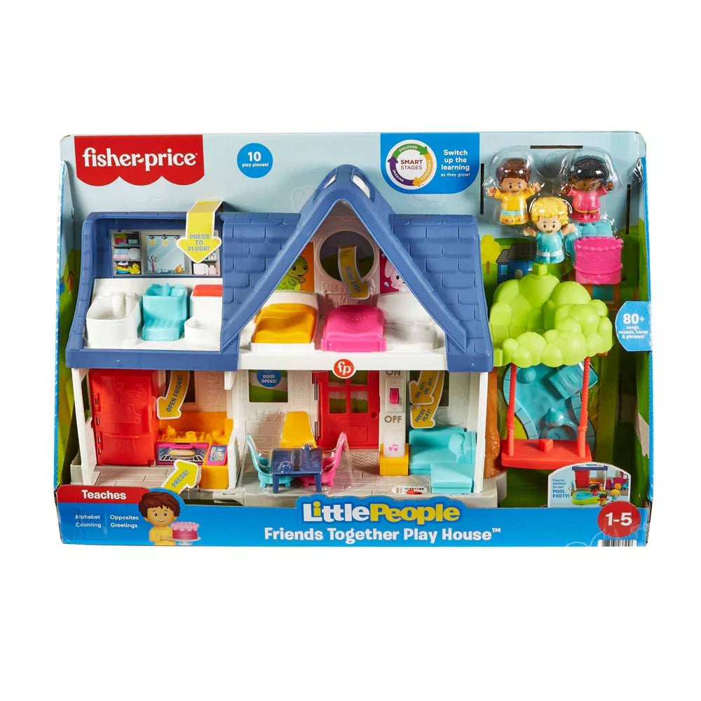 FISHER PRICE LITTLE PEOPLE FRIENDS TOGETHER PLAY HOUSE