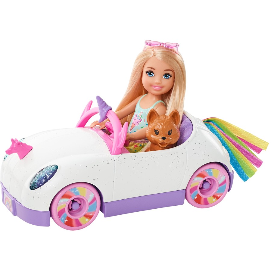 GXT41 BARBIE CHELSEA DOLL & CAR