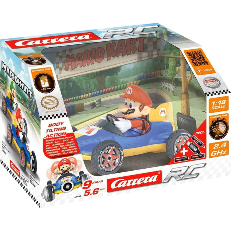 T64627 CARRERA RC 2.4 MARIOKART MACH8