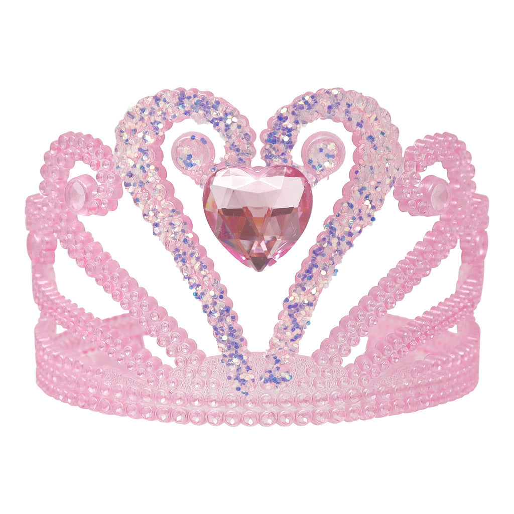 PINK POPPY BALLERINA JEWEL HEART CROWN