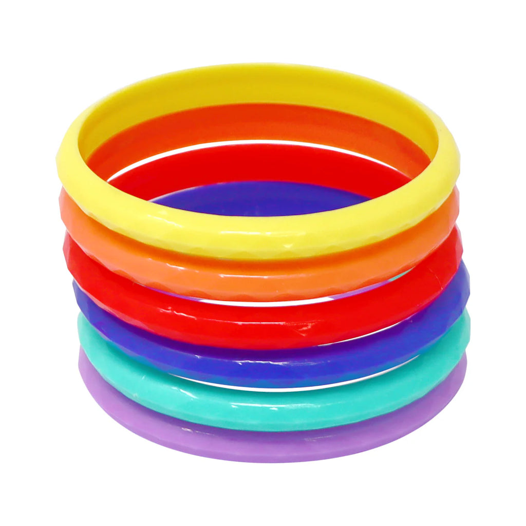 PINK POPPY DREAMY UNICORN RAINBOW BANGLES