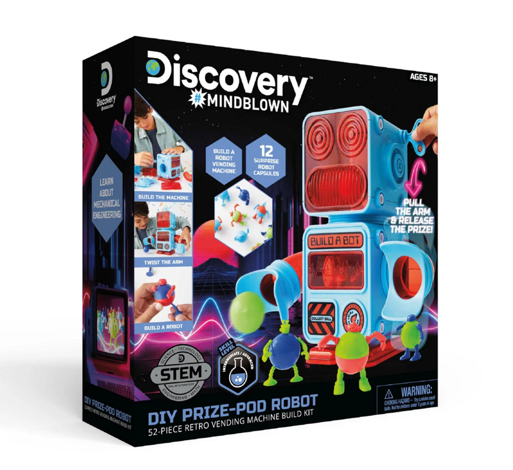 DISCOVERY MINDBLOWN DIY PRIZE POD ROBOT DIY Vending Machine