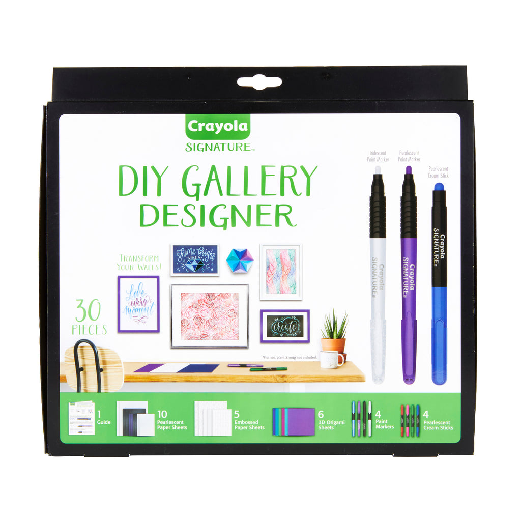 CRAYOLA SIGNATURE DIY GALLERY DESIGNER