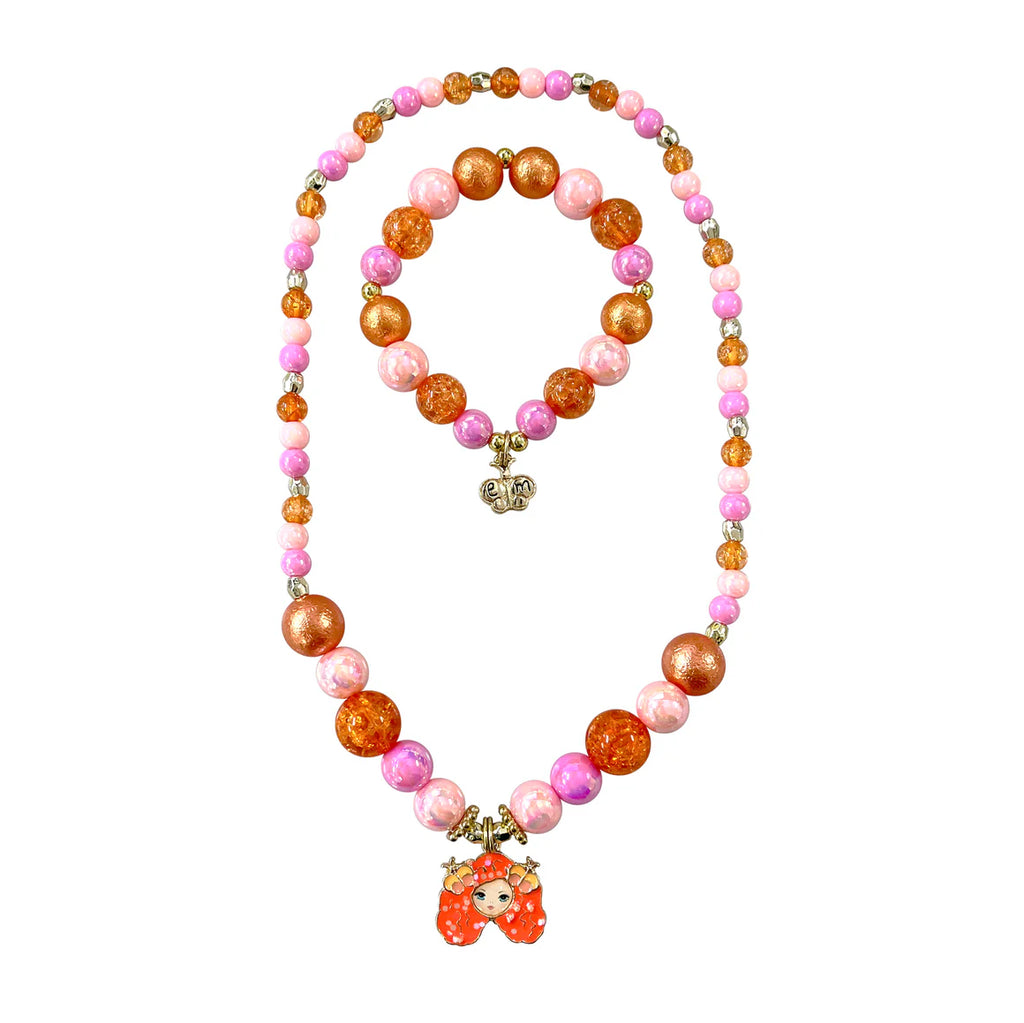 PINK POPPY EMMA MEMMA NECKLACE AND BRACELET SET