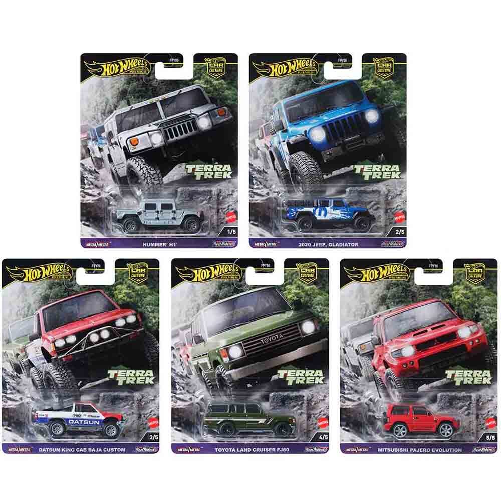 FPY86 HOT WHEELS CAR CULTURE TERRA TREK SET