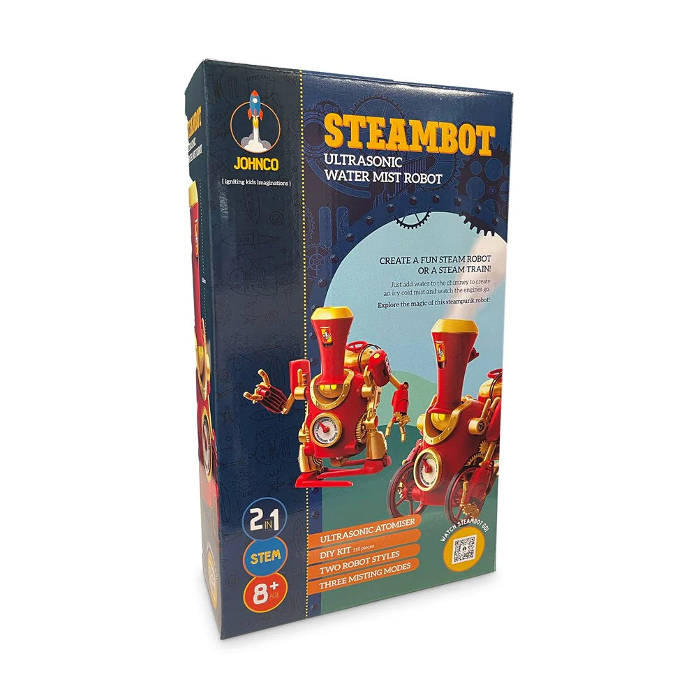 JOHNCO STEAMBOT 2 IN 1 ULTRASONIC WATER MIST ROBOT