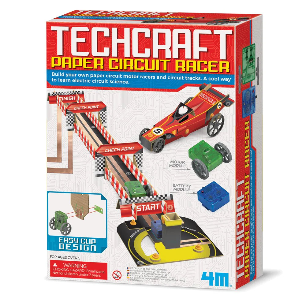 4M TECHCRAFT PAPER CIRCUIT RACER