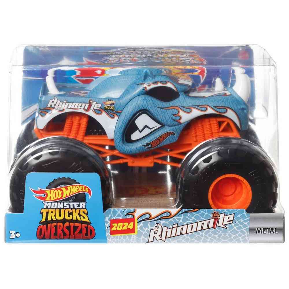 FYJ83 HOT WHEELS MONSTER TRUCKS OVERSIZED RHINOMITE