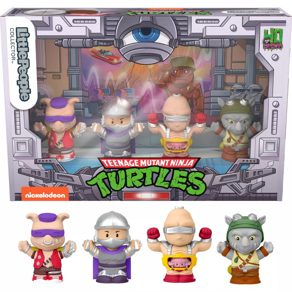 FISHER PRICE LITTLE PEOPLE COLLECTOR TEENAGE MUTANT NINJA TURTLES FIGURE PACK