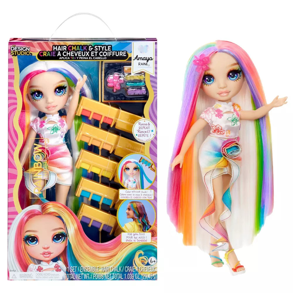 Rainbow High Hair Chalk & Style Doll - Amaya