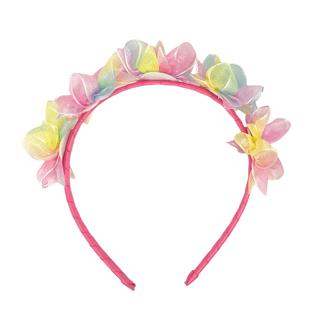 PINK POPPY UNICORN FLOWER HEADBAND