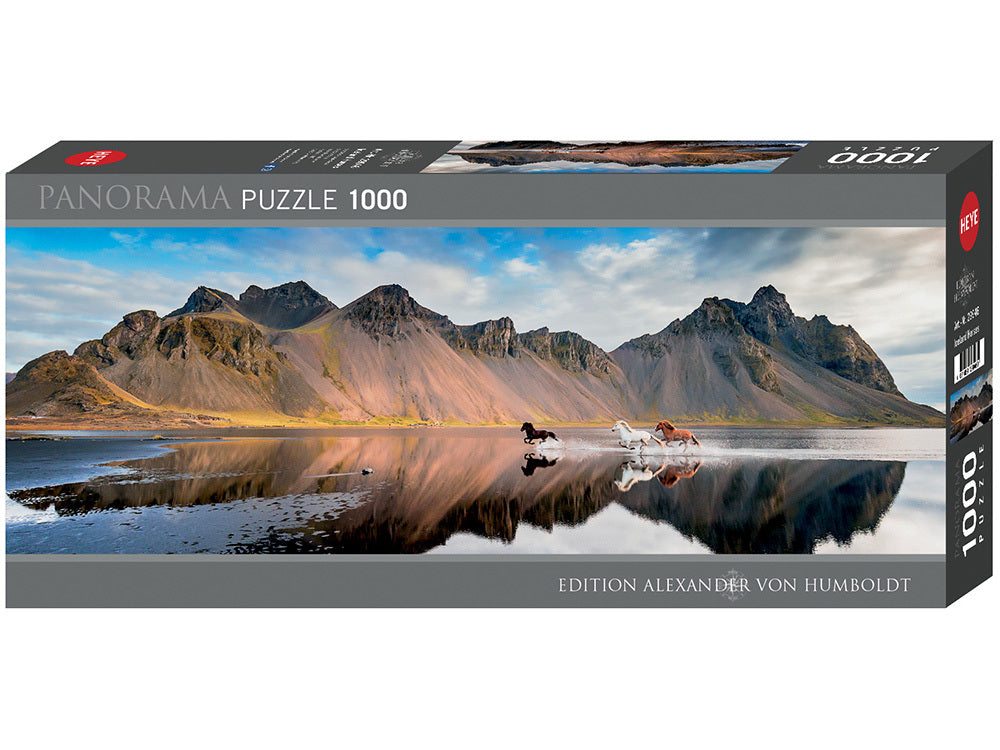 HEYE PANORAMA ICELAND HORSES 1000PC