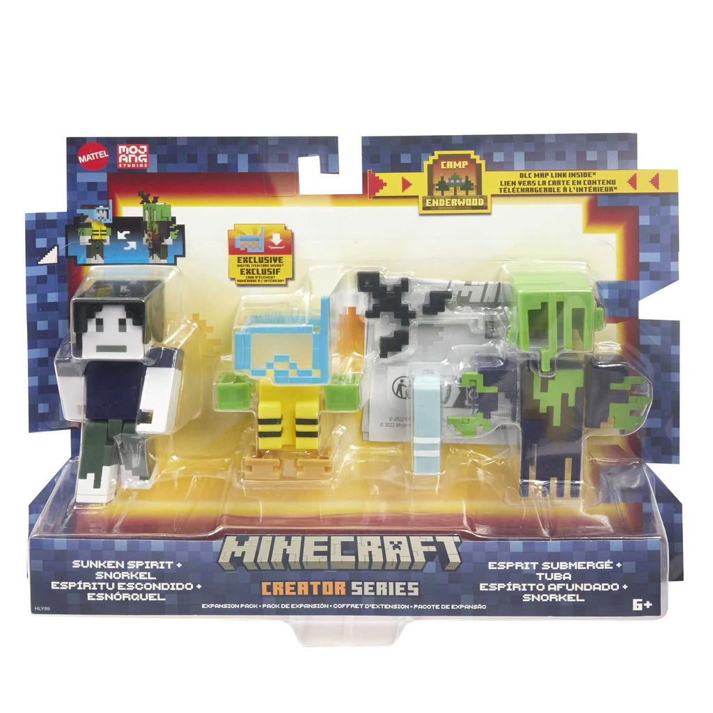 HJG79 MINECRAFT CREATOR SERIES EXPANSION PACK - SUNKEN SPIRIT & SNORKEL