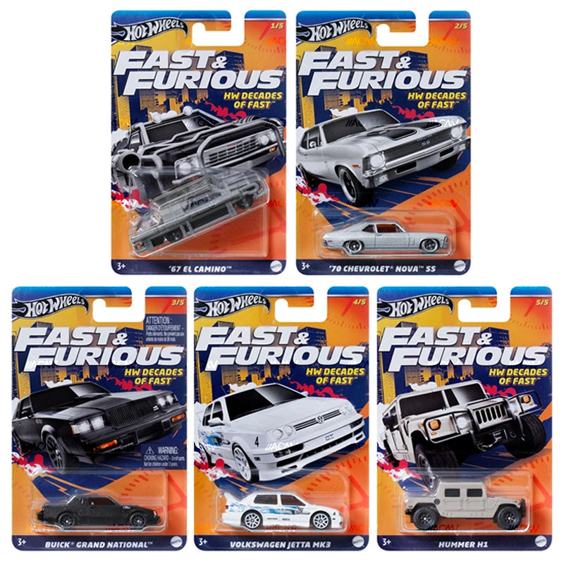 HNR88 HOT WHEEL FAST N FURIOUS THEMED 2024 asst