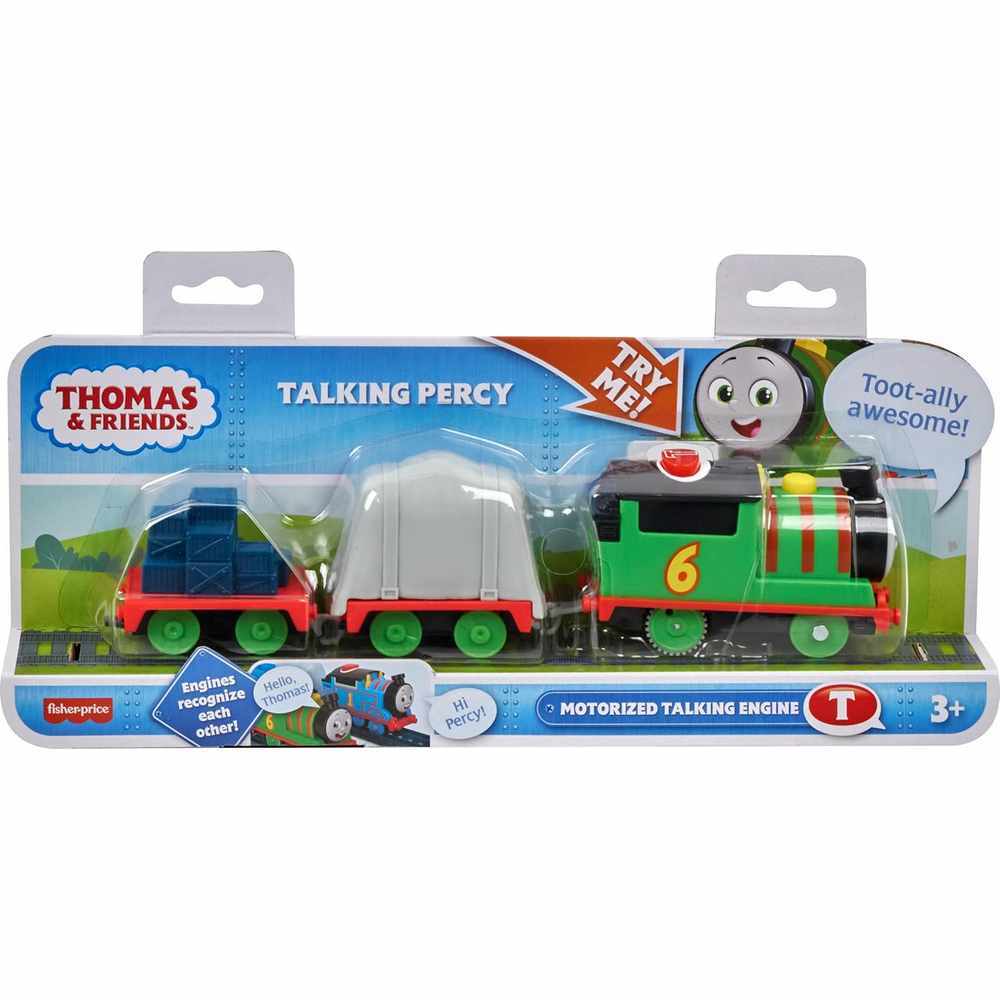 HPV71 FISHER-PRICE THOMAS & FRIENDS MOTORIZED TALKING ENGINE PERCY