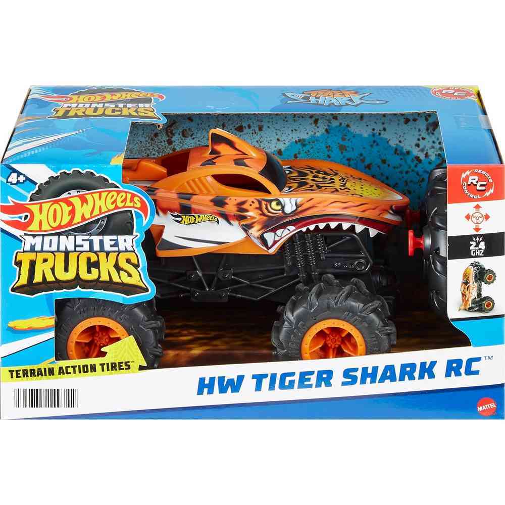 HRR20 HOT WHEELS RC MONSTER TRUCK 1:24 TIGER SHARK