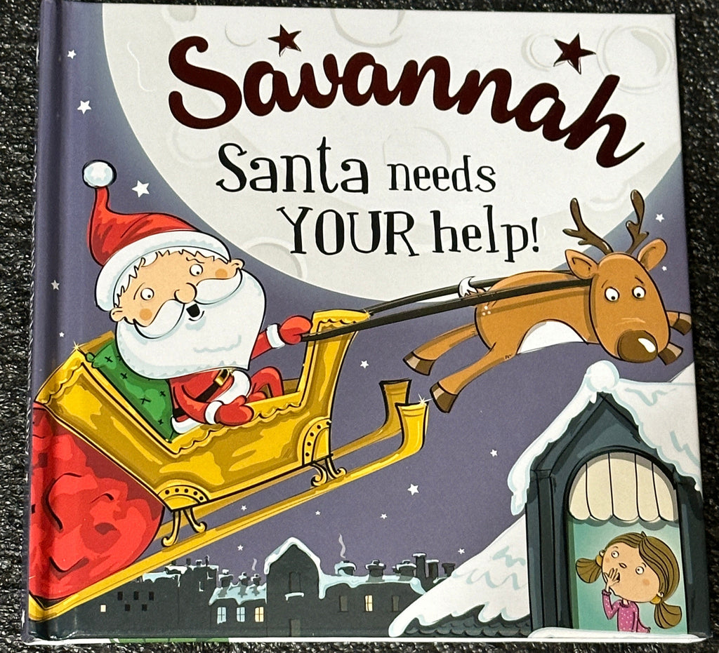 YOUR NAME CHRISTMAS STORYBOOK SAVANNAH