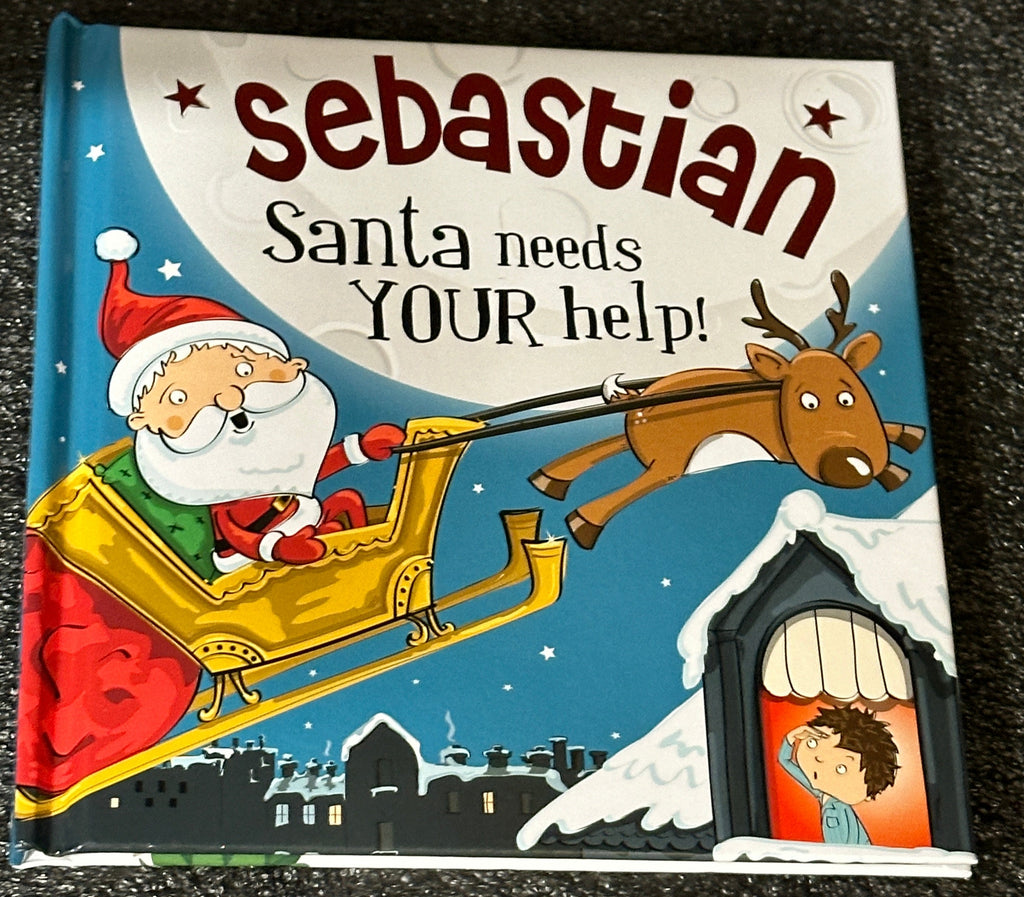 YOUR NAME CHRISTMAS STORYBOOK SEBASTIAN