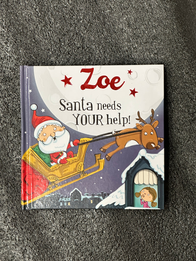 YOUR NAME CHRISTMAS STORYBOOK ZOE