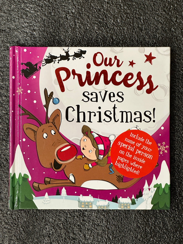 YOUR NAME CHRISTMAS STORYBOOK PRINCESS