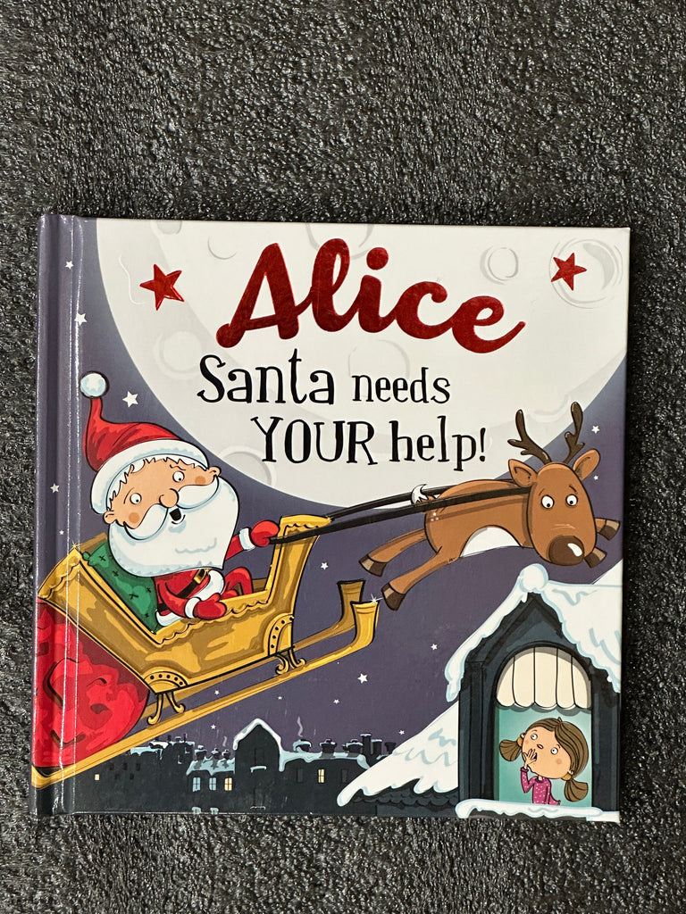 YOUR NAME CHRISTMAS STORYBOOK ALICE