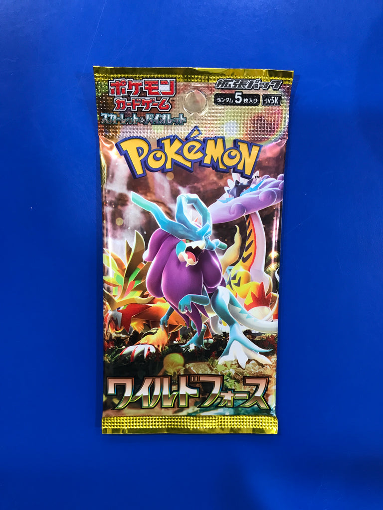 Japanese Pokemon Card TCG SV5 Wild Force  Booster Pack