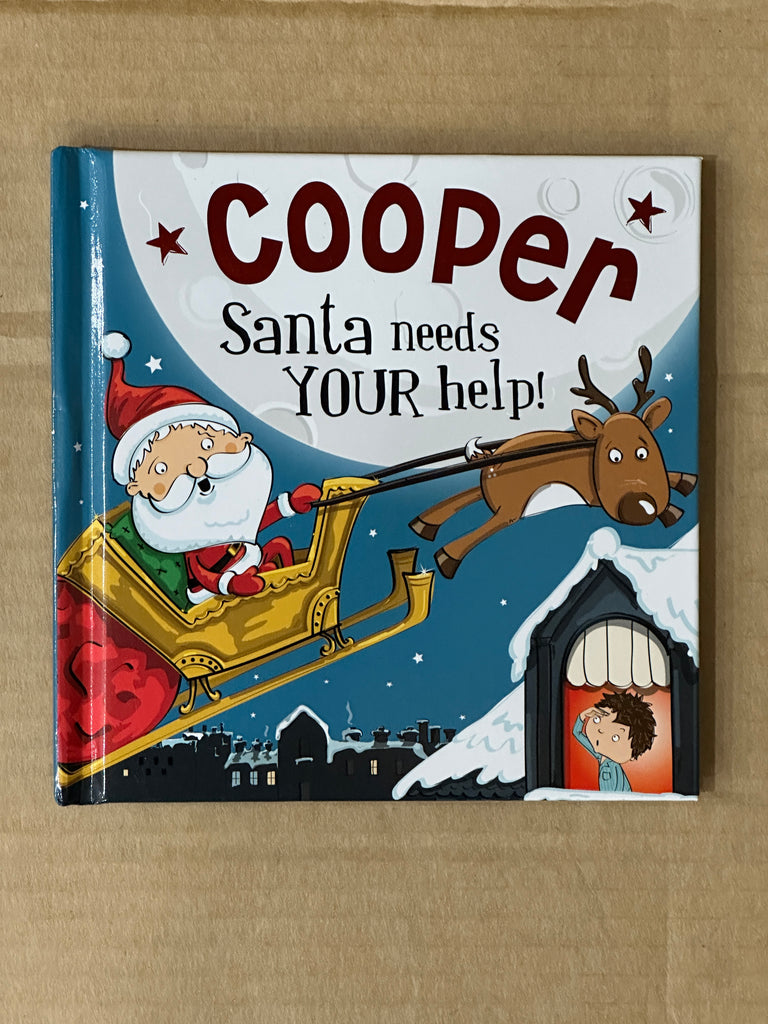 YOUR NAME CHRISTMAS STORYBOOK COOPER