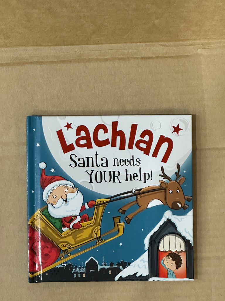 YOUR NAME CHRISTMAS STORYBOOK LACHLAN