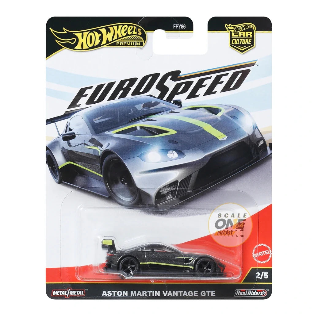 FPY86 HOT WHEELS PREMIUM CAR CULTURE EUROSPEED 2025 ASTON MARTIN VANTAGE GTE