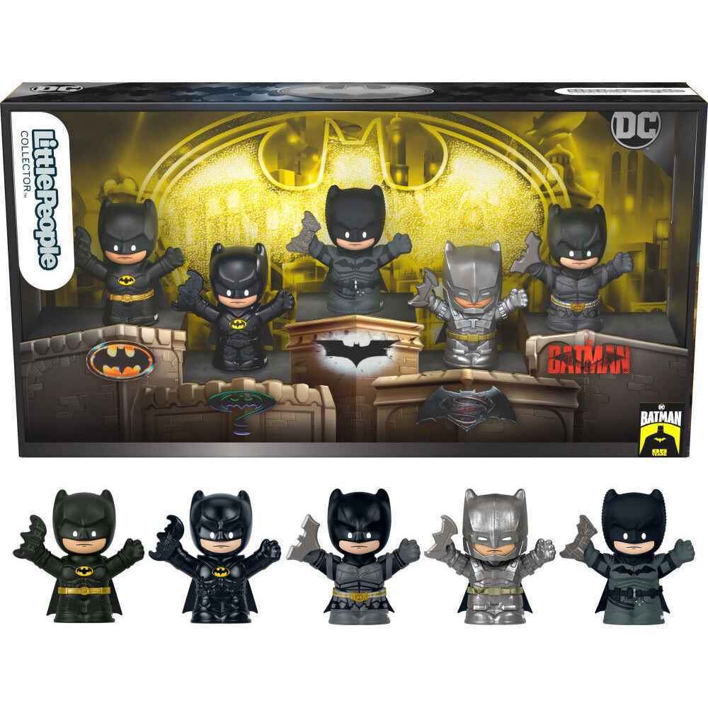 FISHER PRICE LITTLE PEOPLE COLLECTOR BATMAN 85TH ANNIVERSARY  FIGURE PACK