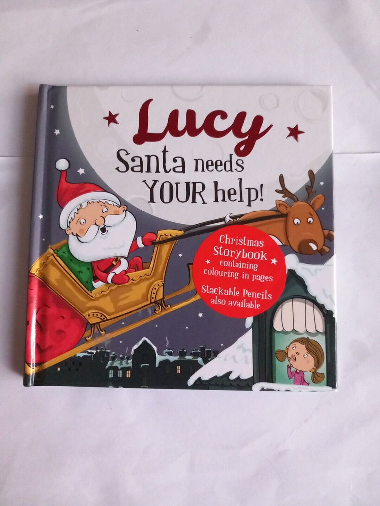 YOUR NAME CHRISTMAS STORYBOOK LUCY