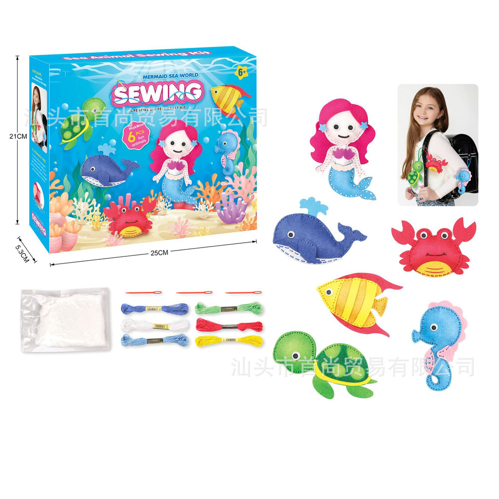 SEWING DIY FELT CRAFT KIT ASST
