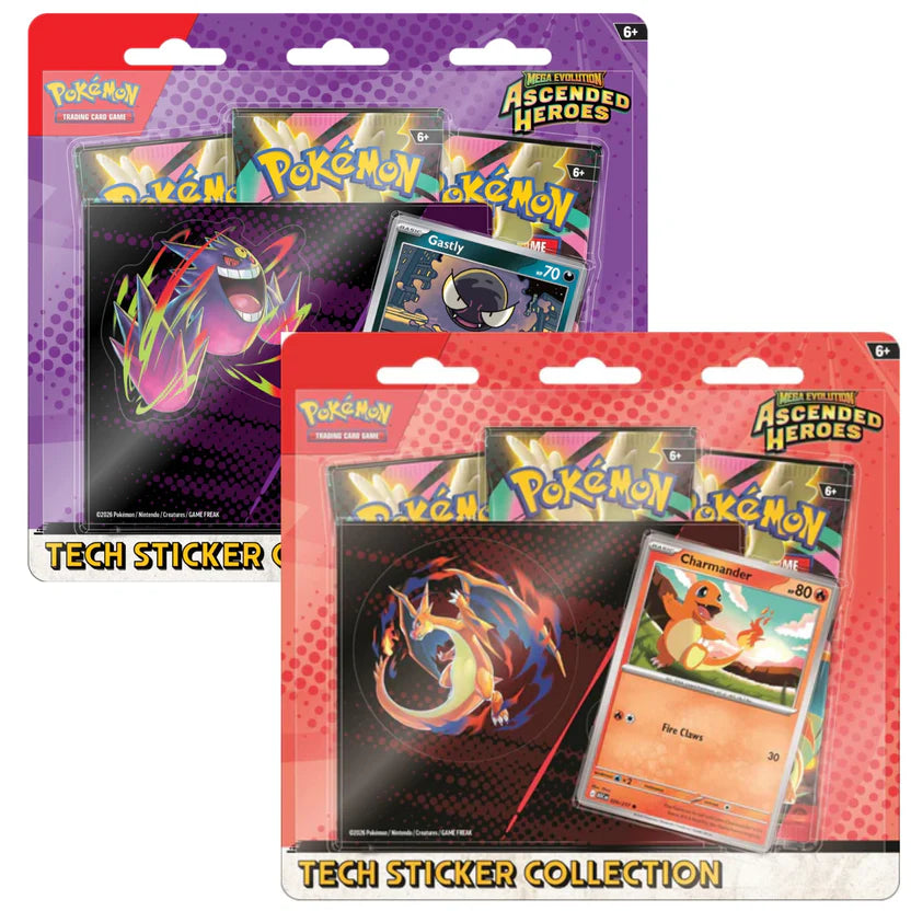 Pokémon TCG: Mega Evolution: Ascended Heroes Tech Sticker Blister (Charmander)