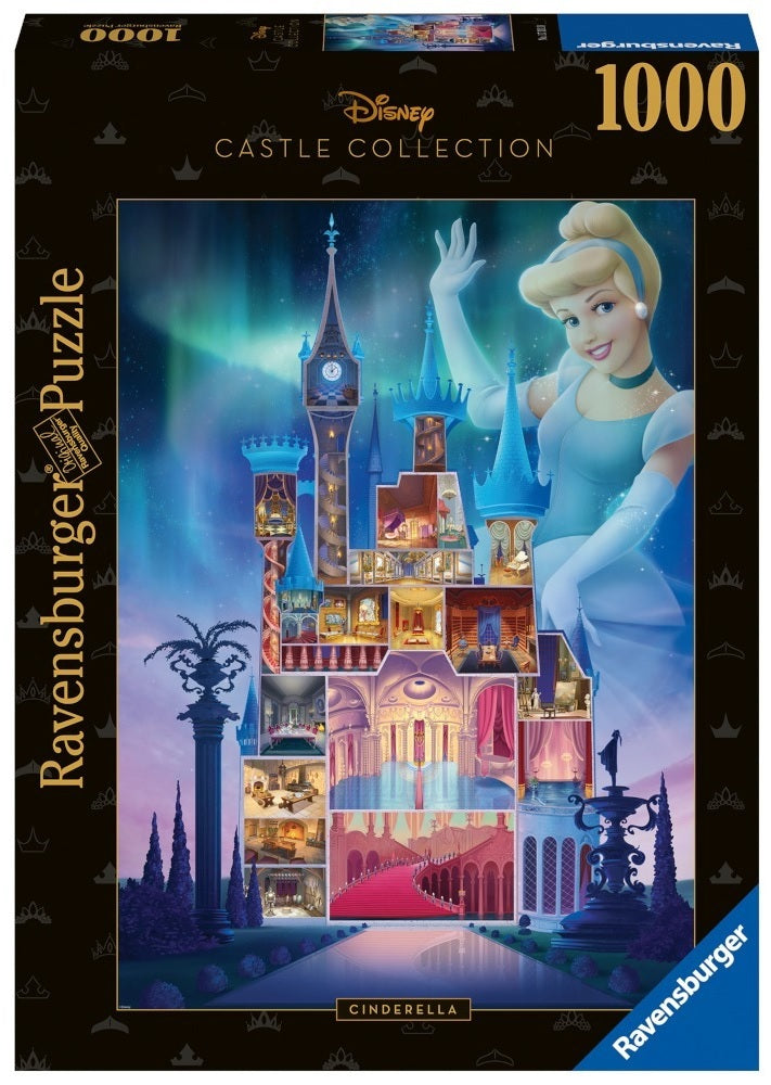 RAVENSBURGER DISNEY CASTLES: CINDERELLA 1000PC