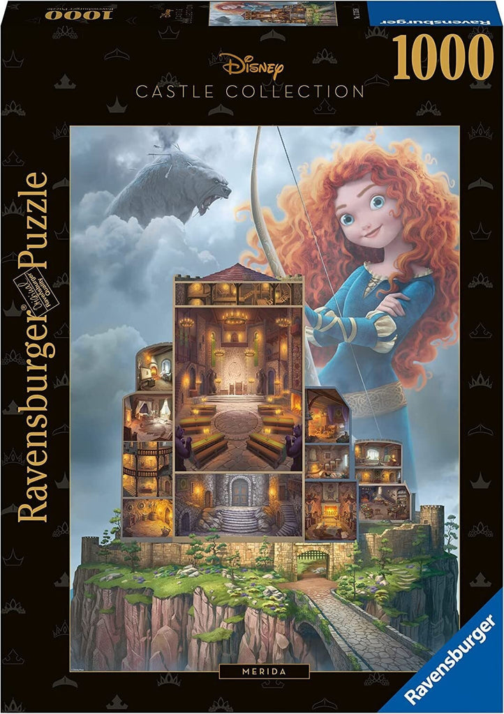 RAVENSBURGER DISNEY CASTLES: MERIDA 1000PC