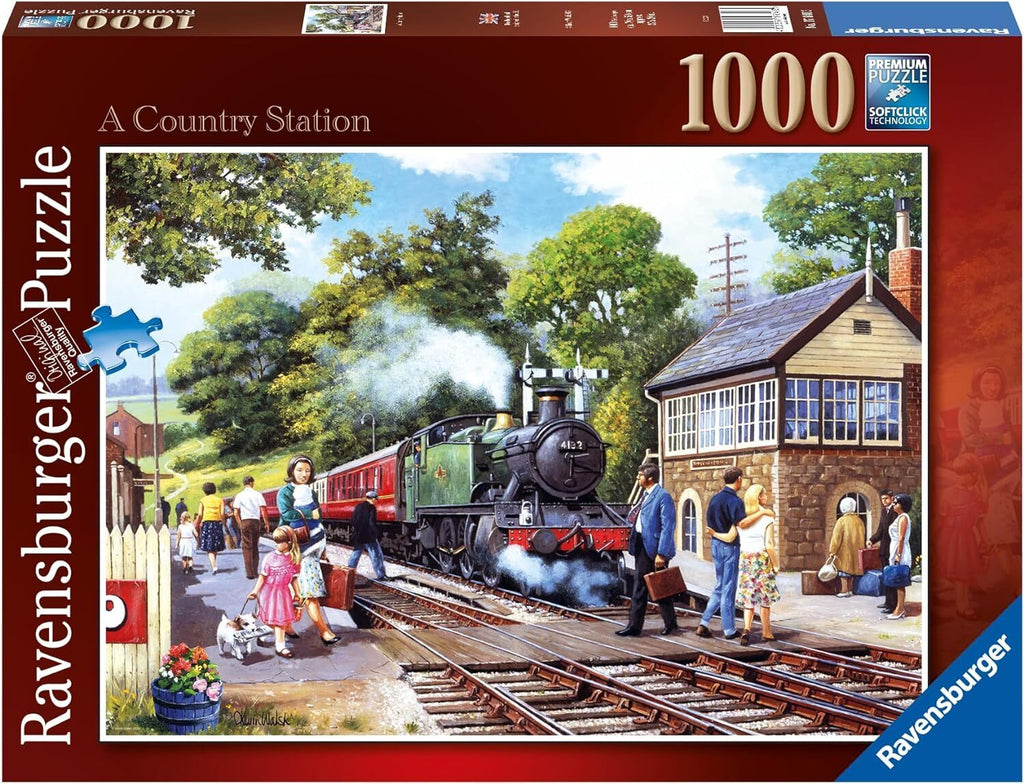 RAVENSBURGER A COUNTRY STATION 1000PC