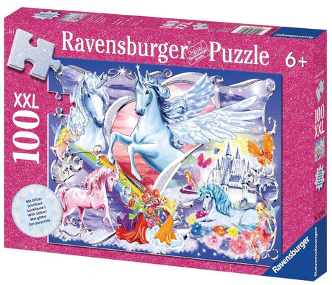 RAVENSBURGER UNICORNS GLITTER - 100PCS